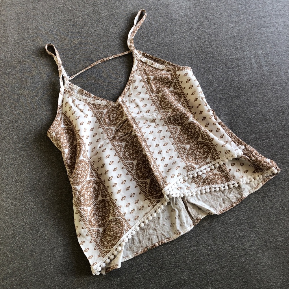 Charlotte Russe hippie boho tank top